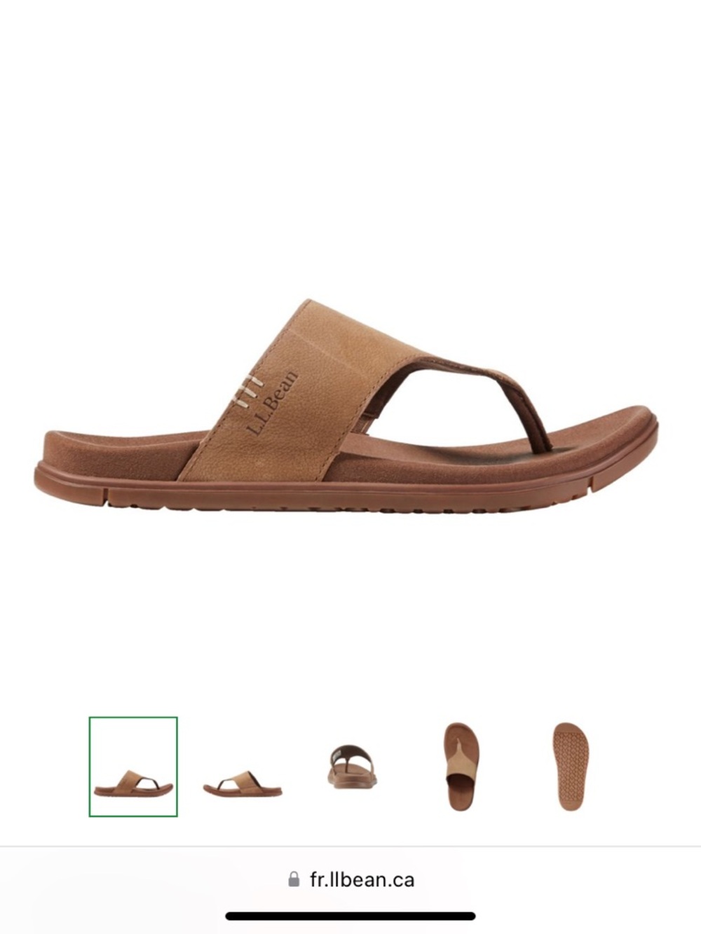 L.L. Bean women's Tan/Brown sandals in size 9